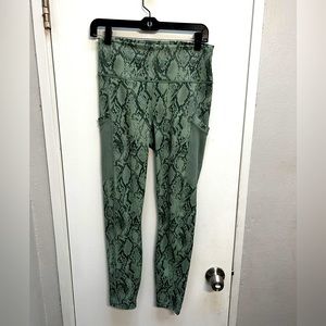 Fabletics Snakeskin Powerhold Leggings